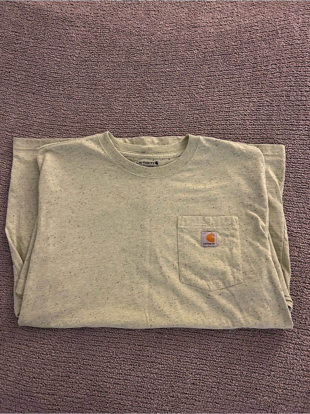Carhartt Pocket Tee in Heather Sage Green
